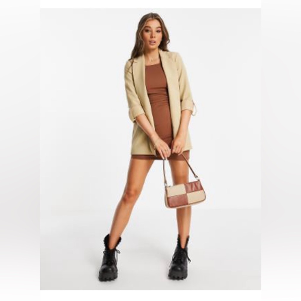 Pull & Bear Classic Stone Blazer